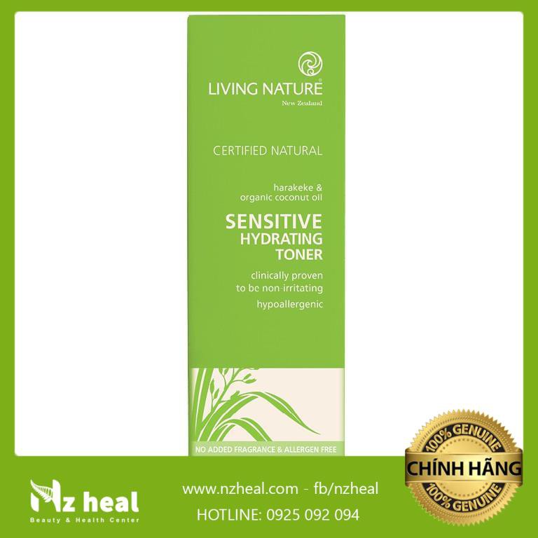 [Hỏa tốc] Toner da nhạy cảm Living Nature Sensitive Hydrating Toner - cân bằng, cấp ẩm