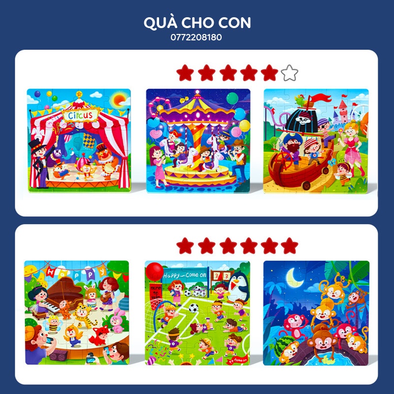 BỘ XẾP HÌNH NAM CHÂM TỪ TÍNH 5 CẤP ĐỘ 10 MẪU CHO BÉ TỪ 1,5 ĐẾN 5 TUỔI - HÃNG MUWANZI