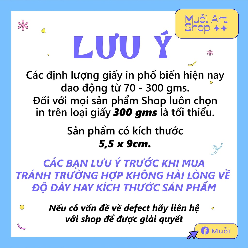 Card bo góc Idol AU Genshin Impact 1 Set 8 nhân vật