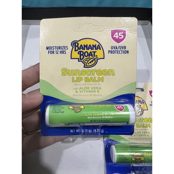 Dưỡng môi chống nắng Banana Boat Sunscreen Lip Balm SPF45