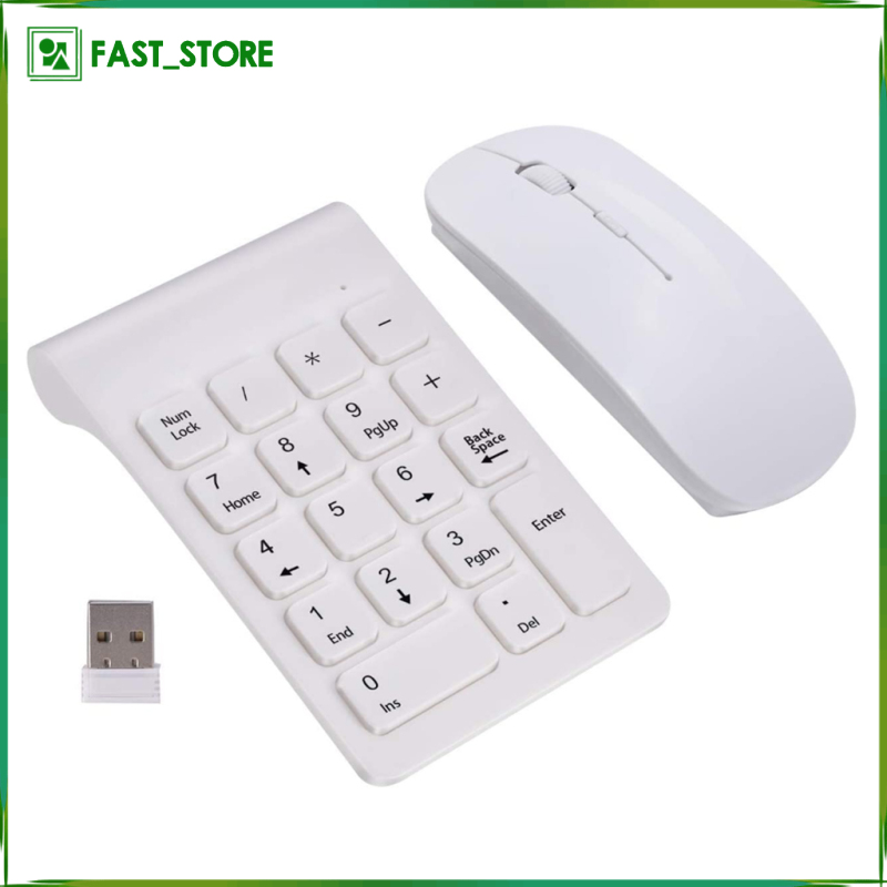 Bàn Phím Số Mini Không Dây 2.4ghz 18 Phím Cho Laptop / Pc | BigBuy360 - bigbuy360.vn