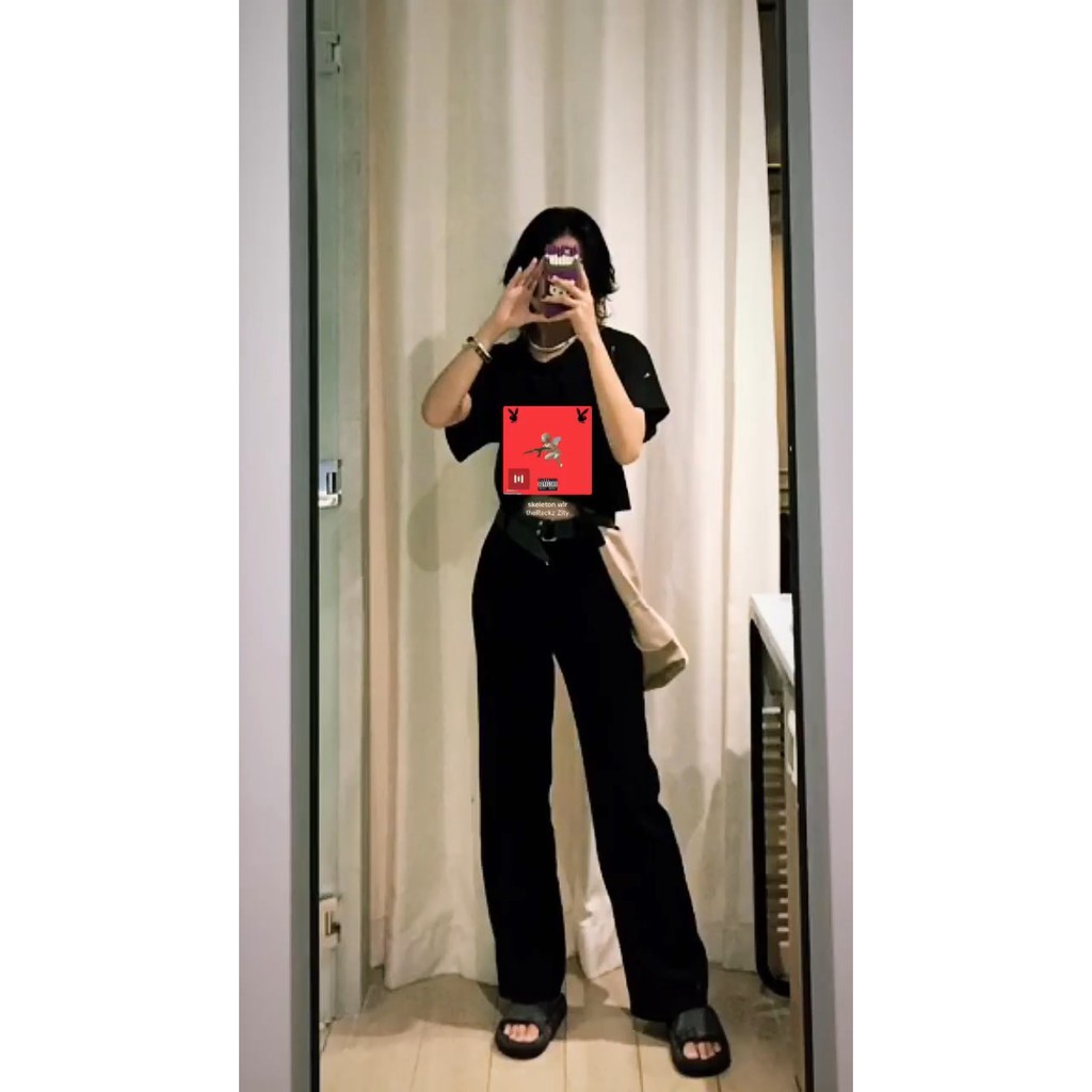 Quần Ống Loe Nam Nữ Hàng Thiết kế   - Cropped Pants