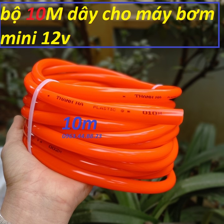 Dây rửa xe cho máy bơm mini 12v (dây cam)