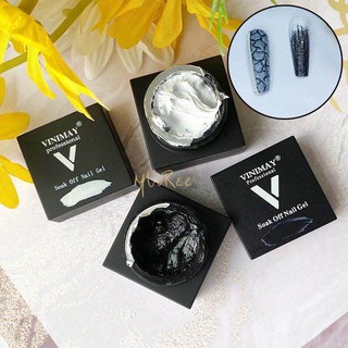 gel vẽ tạo hình siêu đặc gel xi măng vinimay trắng đen