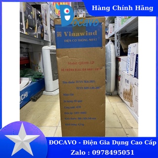 Quạt hộp ĐIỆN CƠ THỐNG NHẤT VINAWIND cánh 350 -LP có công tắc tự ngắt khi quạt đổ Đocavo