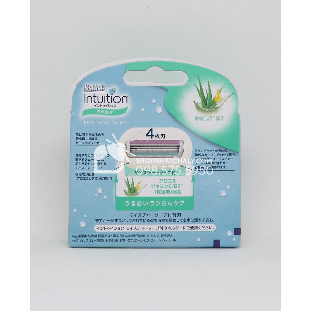 Đầu dao cạo lông cho phụ nữ không gây kích ứng Schick Intuition Nhật. Dành cho da nhạy cảm. Giá siêu tốt | BigBuy360 - bigbuy360.vn