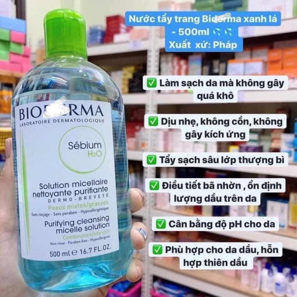 Nước tẩy trang Bioderma