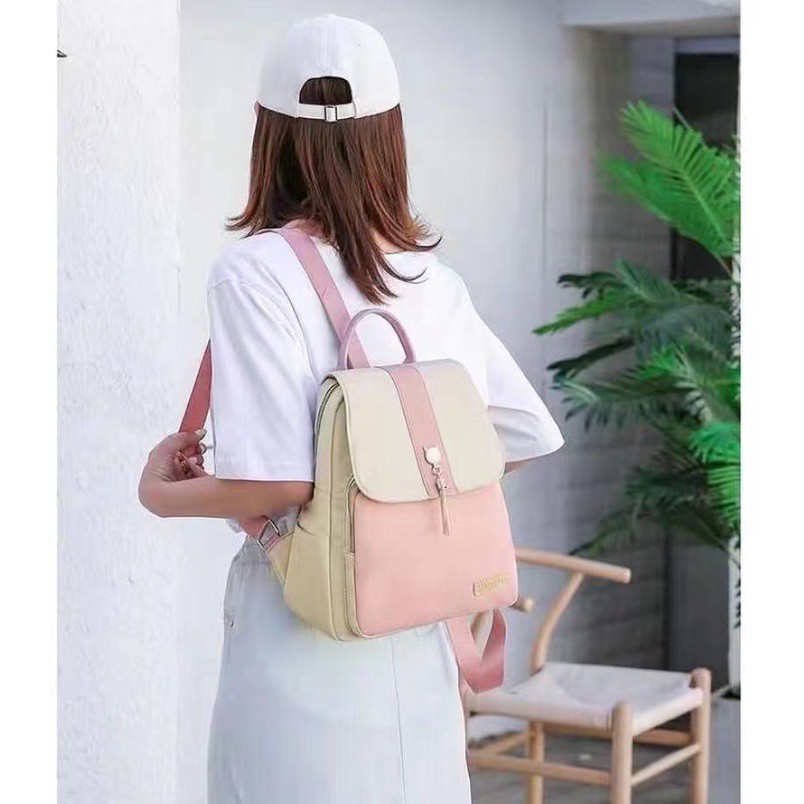 Balo Đi Học Chống Thấm Nước Chống Trộm Thời Trang Hàn Quốc Cho Nữ