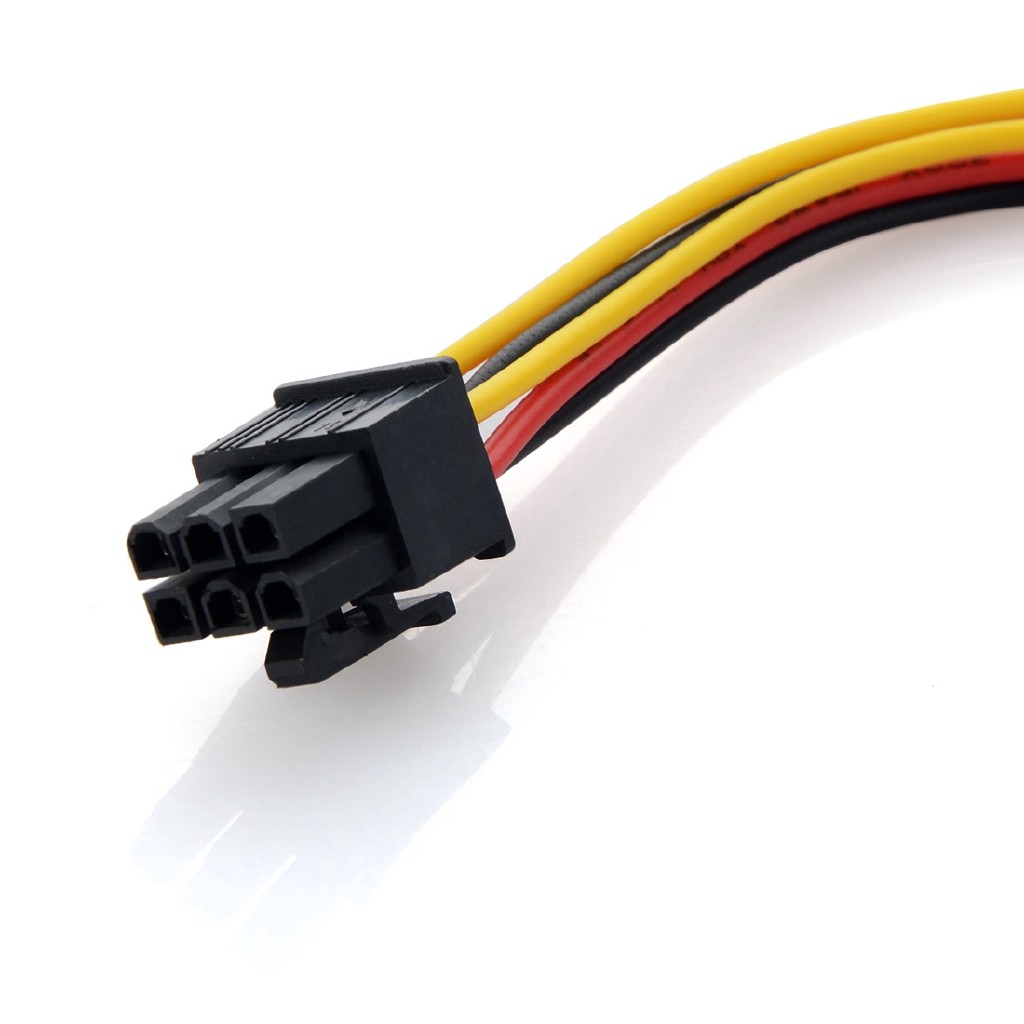 Cáp nguồn 4 Pin IDE sang 6-pin cấp nguồn cho vga hoặc riser