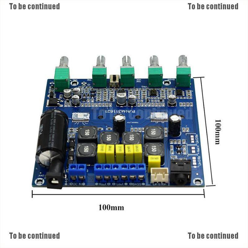 Bo mạch khuếch đại âm thanh kỹ thuật số 2.1 Bluetooth 5.0 TPA3116D2 100W + 50W + 50W DC 12-24V