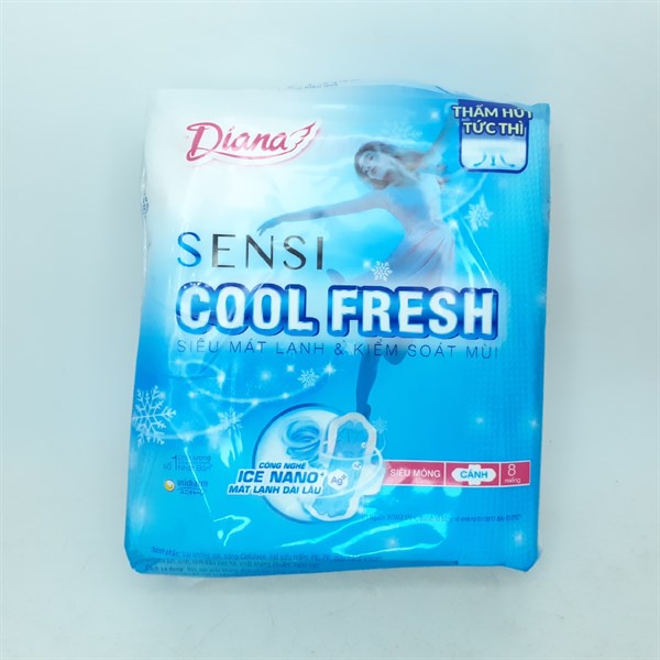 Băng vệ sinh Diana Siêu Thấm / Sensi Cool Fresh / Sensi Cool Fresh