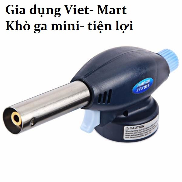 Đầu Khò Ga Mini Cầm Tay 1300 độ, Đèn khò gas mini ,đánh lửa tự động, chất liệu đồng và thép không gỉ chịu nhiệt