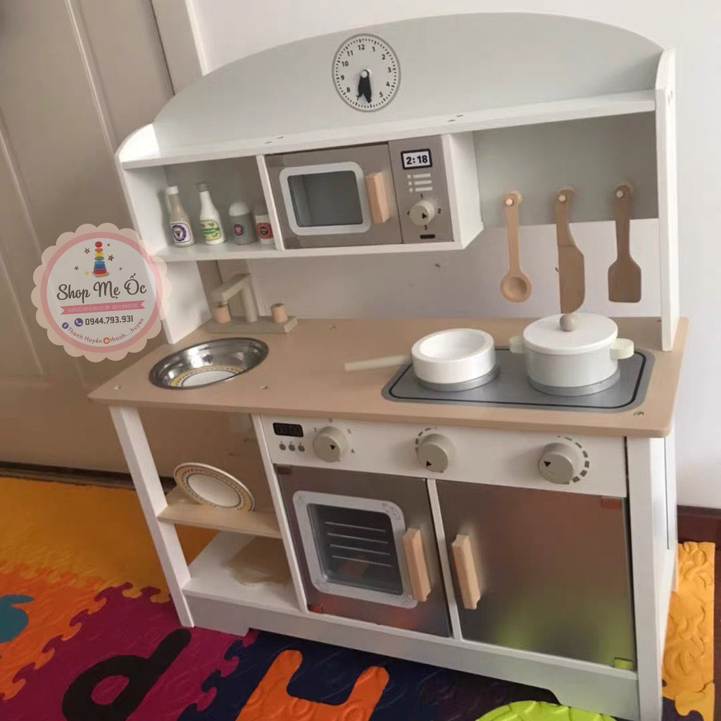 (Hàng có sẵn) Đồ chơi gỗ - Nhà bếp cho bé Baby Kitchen