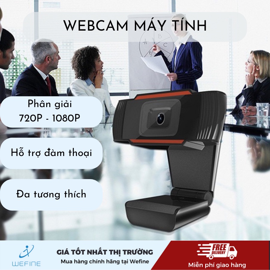 Webcam Máy Tính Có Mic HD-Camera dành cho PC Laptop Android box ..Học Online, Hội Họp, Gọi Video Hình Ảnh Sắc Nét Wefine | BigBuy360 - bigbuy360.vn