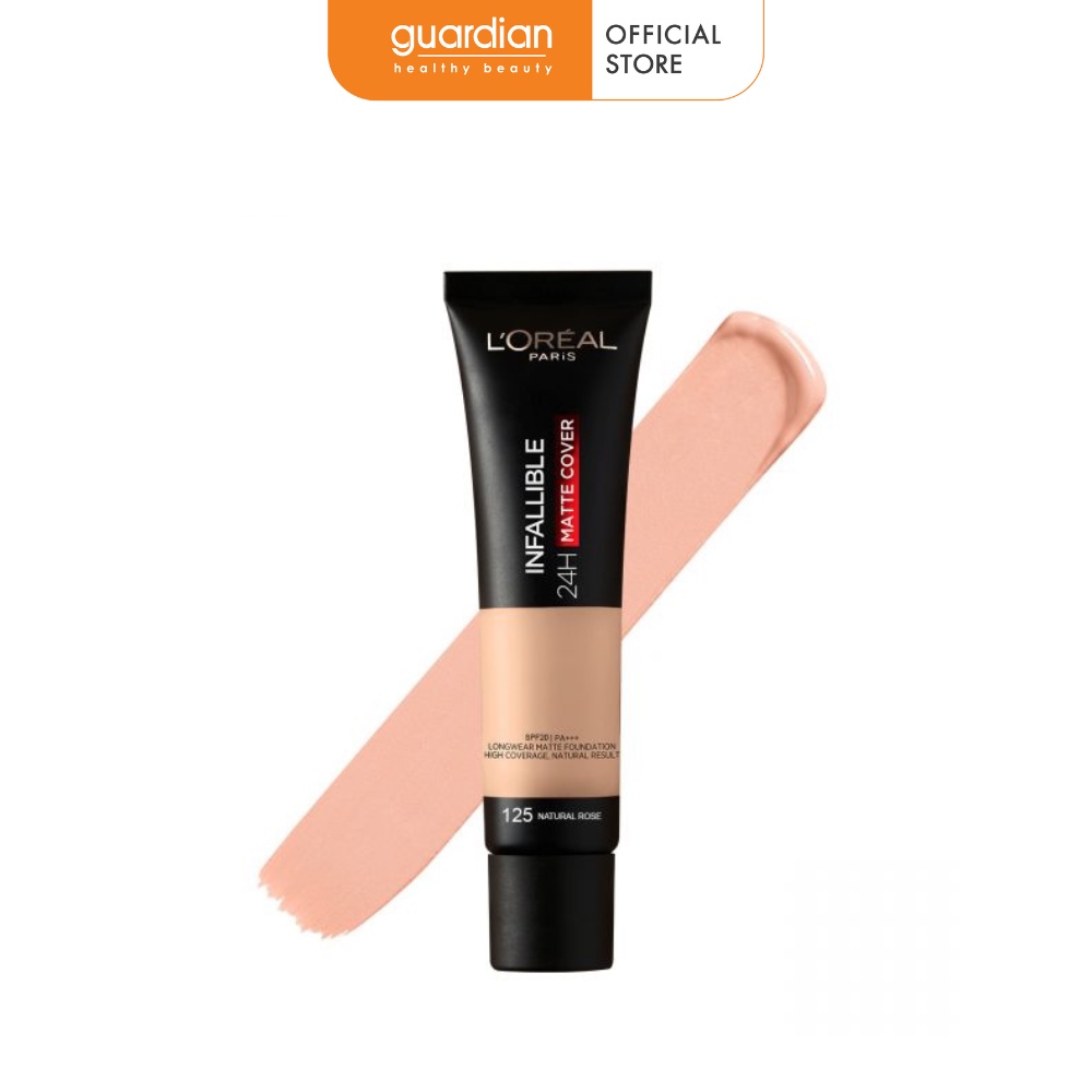 Kem nền Kiềm dầu lâu trôi L’Oreal Paris Infallible 24H MATTE COVER SPF20 35ml – 125