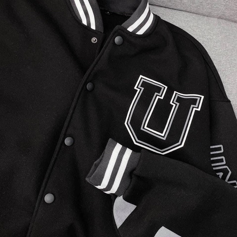 ÁO BOMBER NỈ CHỮ U - freesize | BigBuy360 - bigbuy360.vn