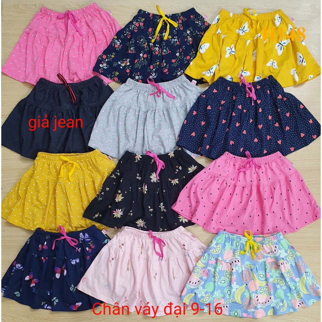 Mã H148: Chân váy Gap BC 7130 * Hàng lên từ vải xuất dư 100% cotton mềm mịn đẹp * Màu sắc, hoa văn đa dạng quá dễ thương