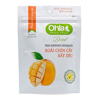 Xoài chín cây sấy dẻo ohla túi 100g/ xoài sấy/ dried tree-ripened mangoes