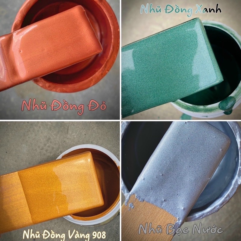 CÁC DÒNG SƠN NHŨ HỆ NƯỚC ( Nhiều Màu ) THÙNG 4kg500gr