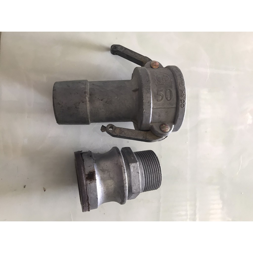 Khớp nói nhanh nhôm răng1đầu phi 60, phi 50