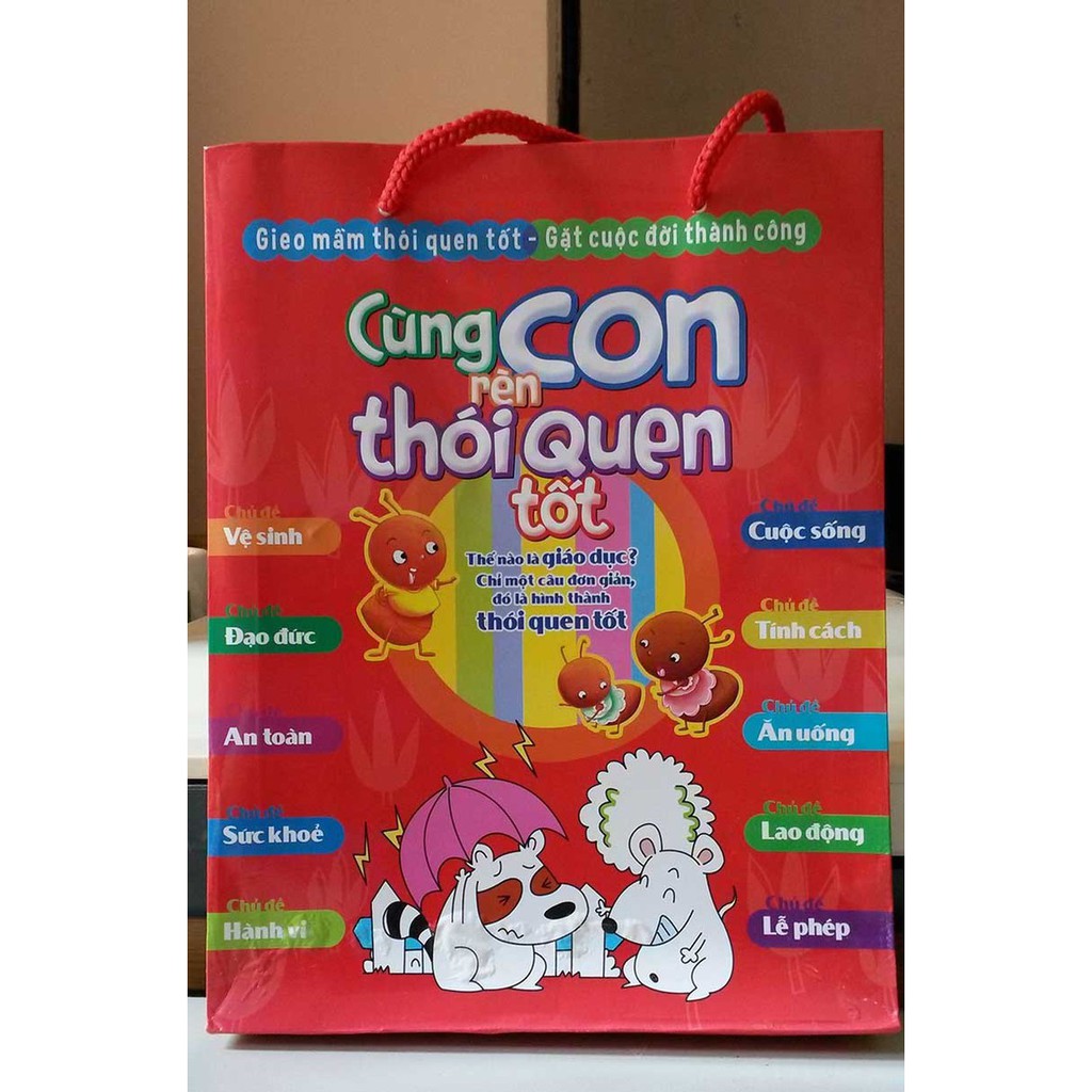 [ Sách ] Cùng Con Rèn Thói Quen Tốt - Bộ 10 Cuốn