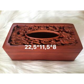 Hộp gỗ đựng khăn giấy giá rẻ