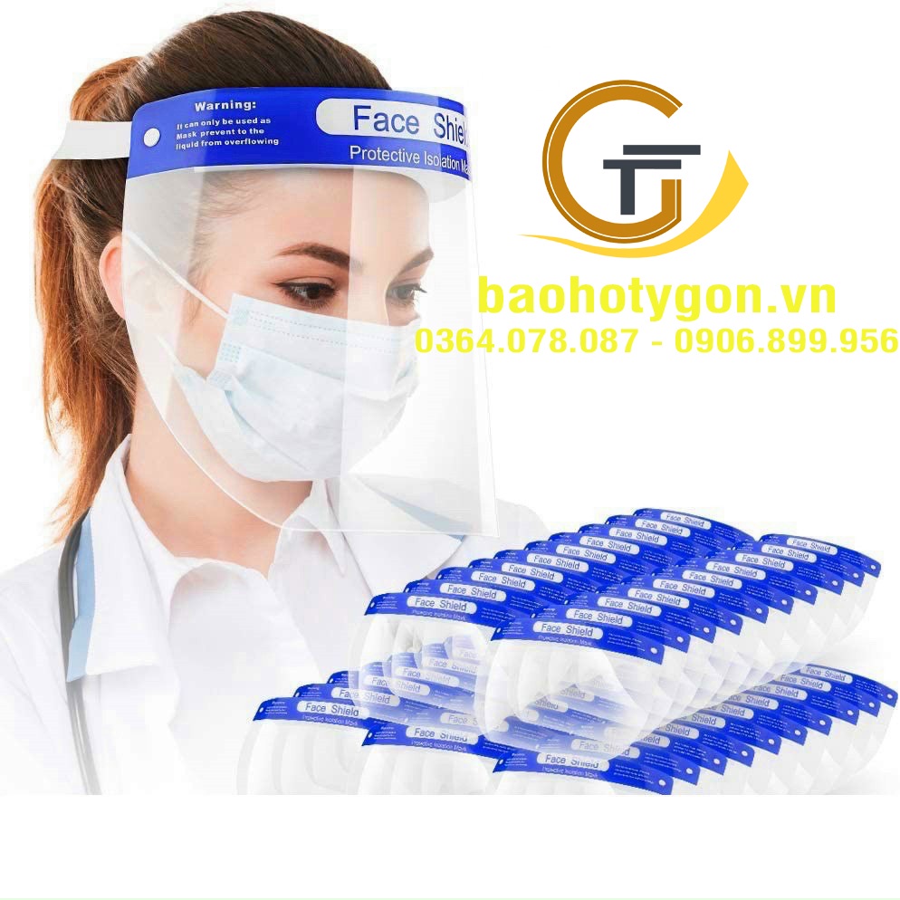 Kính chắn giọt bắn đội đầu phòng dịch trong suốt