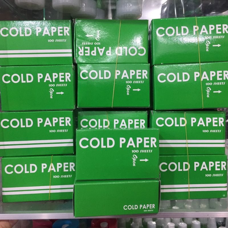 Giấy uốn lạnh Cold paper 100 miếng