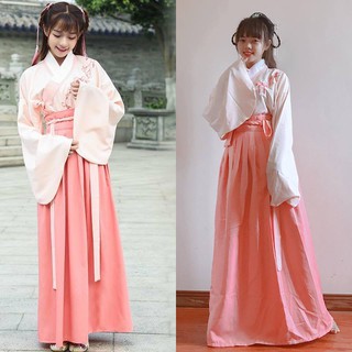 Váy cổ trang vạt chéo