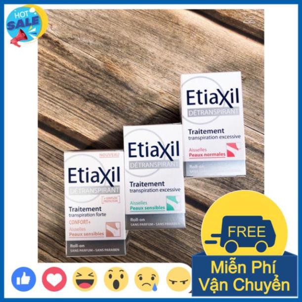 🎁KÈM QUÀ TẶNG🎁 Lăn Khử Mùi ngăn Mồ Hôi etiaxil Dành Cho Da nhạy cảm 15ml chính hãng pháp ngăn hôi nách