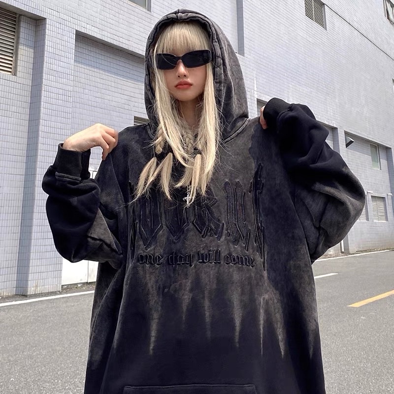 Áo hoddie form rộng