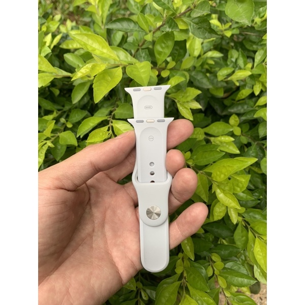 cao su chính hãng bóc máy sport bands trắng size 38/40/41mm cở dài M/L
