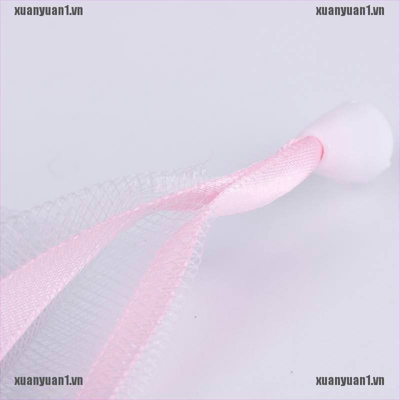 [XUANYUAN1] Túi Lưới Nylon Đựng Xà Phòng Tẩy Tế Bào Chết Có Dây Rút