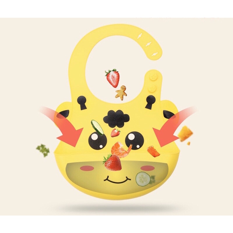 YẾM ĂN DẶM SILICON, YẾM ĂN CÓ MÁNG ĐỰNG THỨC ĂN RƠI VÃ