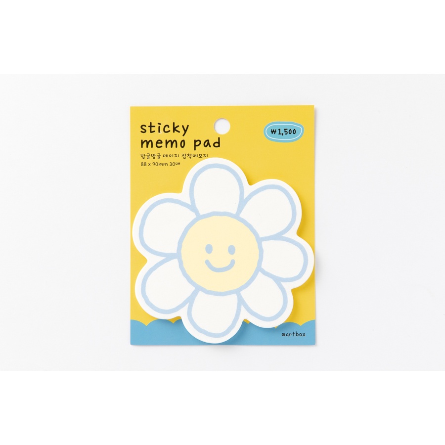 Tập Giấy Dán Nhớ ARTBOX Hàn Quốc Hình Hoa Cúc Xinh Xắn Tiện Dụng