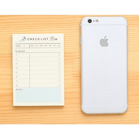 Z0294 Note Lịch Trình Bản Dày Vuông Đứng 4 Cấp Độ Bukao