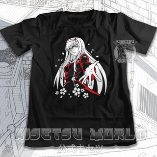 Áo thun zero two darling in the franxx baju figure waifu jepang japanese tshirt x 6081 kisetsu