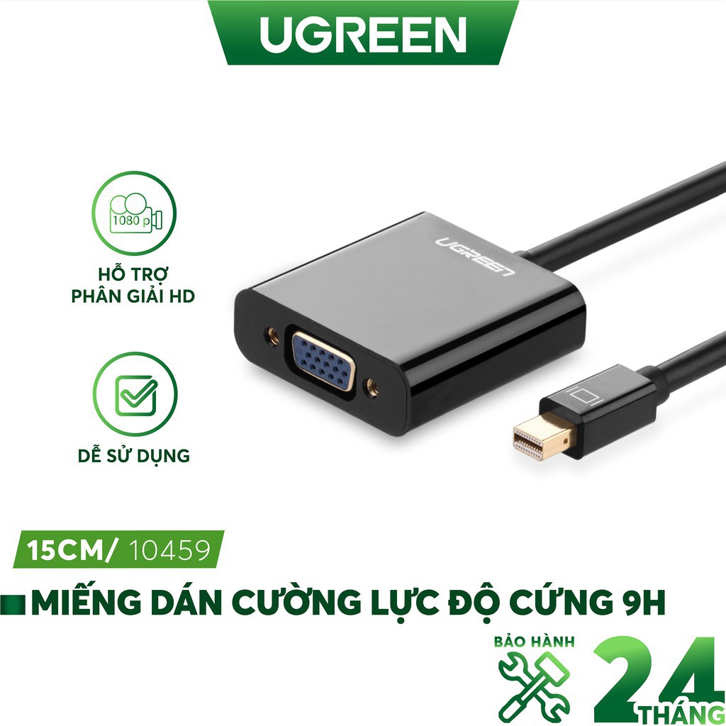 Mua ngay Cáp mini Display Port to VGA 1920*1080 dài 15CM MD113 10458 (Trắng) [Giảm giá 5%] | BigBuy360 - bigbuy360.vn