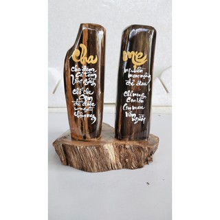 Thư Pháp trên Gỗ Hóa Thạch 100% tự nhiên-Giá gốc tại xưởng