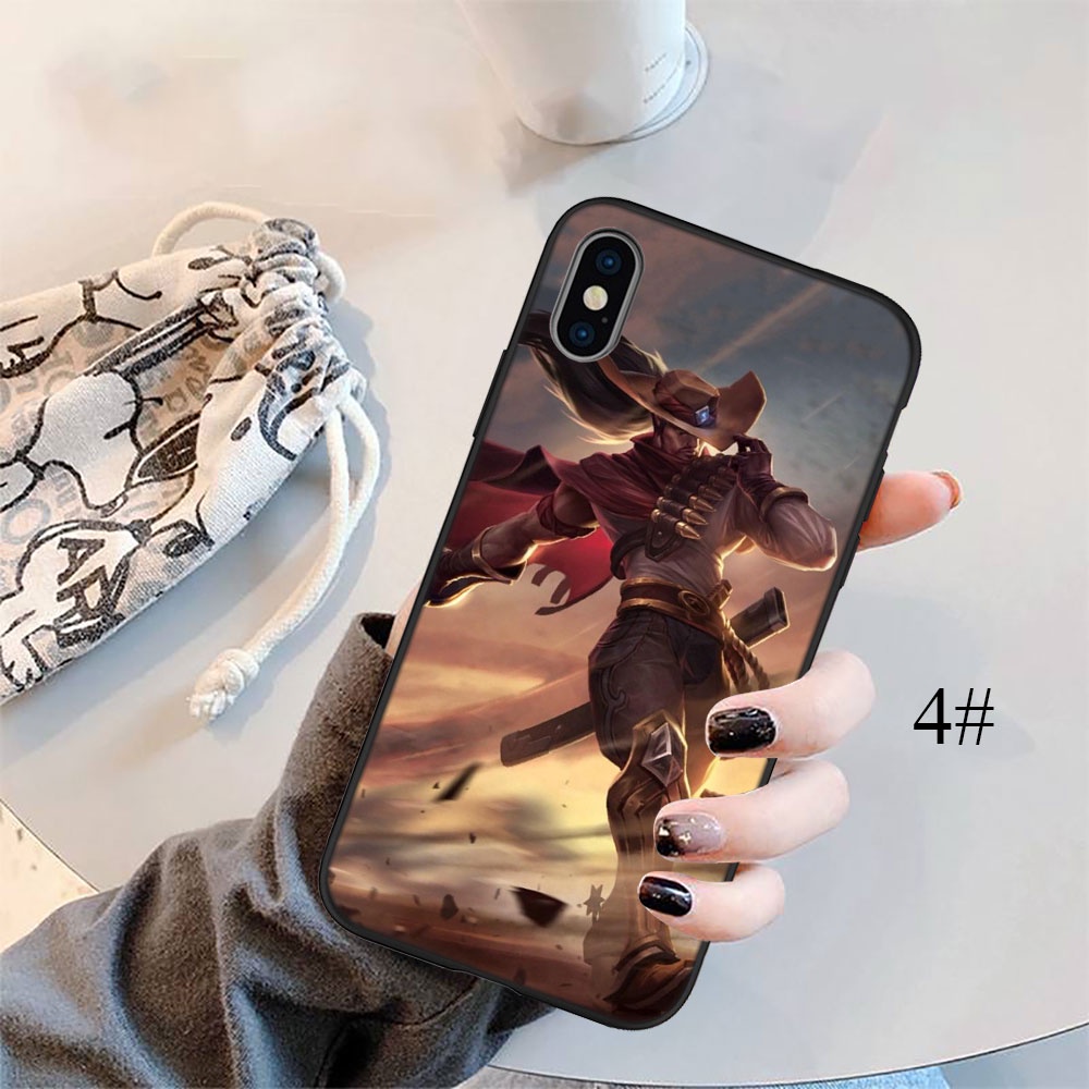 Ốp Điện Thoại Silicon Mềm Hình Usi138 Yasuo League Of Legends Cho Iphone 5 5s 6 6s 7 8 11 Pro Max Plus Se Xr