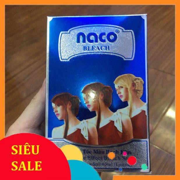 TẨY TÓC NACO/ TẨY BLEACHB (kèm gang tay) 65ml/hộp (SP CHÍNH HÃNG)