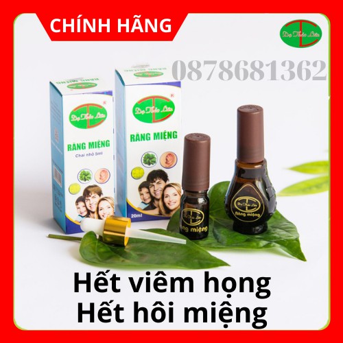 Tinh Dầu Răng Miệng Sâu Răng Hôi Miệng Dạ Thảo Liên Chiết Xuất 100% Từ Thiên Nhiên - Công Thức Gia Truyền 100 Năm