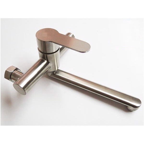 Vòi rửa chén nóng lạnh âm tường SENTANO inox 304 cao cấp không gỉ cần vòi xoay 360