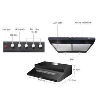 Máy hút mùi Electrolux EFT6510K