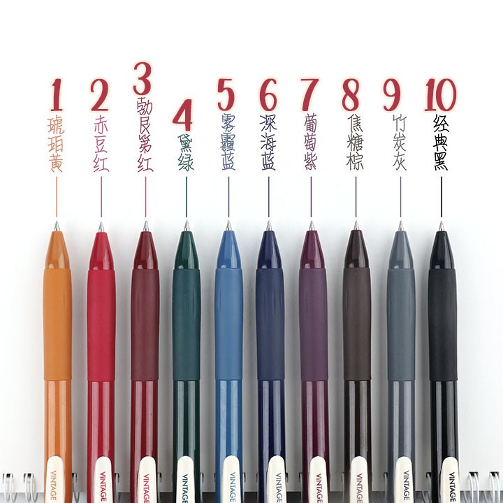 Bút Gel mực nước Ruột 0.5mm 20 Màu Sắc Tùy Chọn ST475
