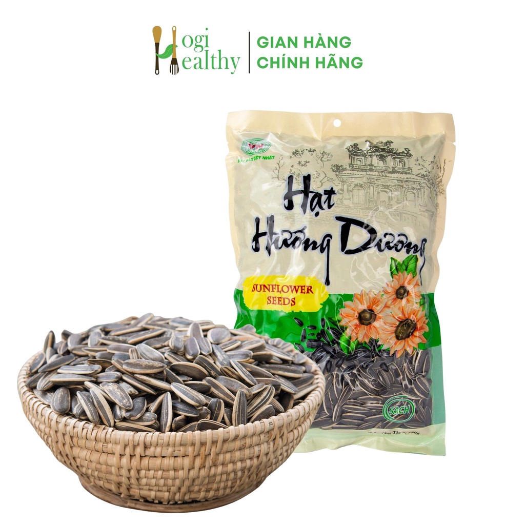 Hạt hướng dương tẩm vị muối Việt Nhật loại 1 gói 430g hạt siêu to HHDVM004