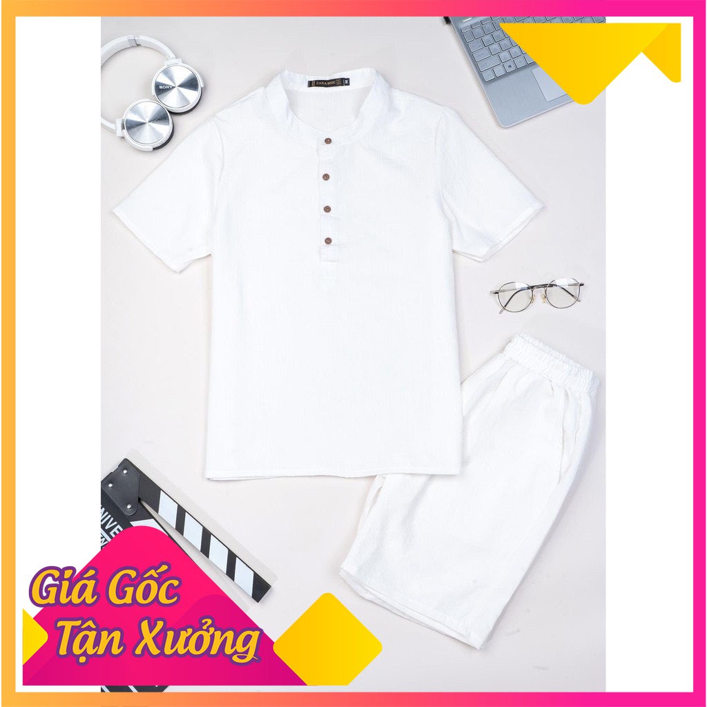 (cam kết hàng chất lượng) bộ quần áo đũi nam đồ bộ mùa hè chất vải thoáng mát thấm hút mồ hôi set siêu hot 2021 | BigBuy360 - bigbuy360.vn