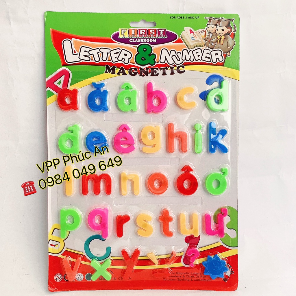 Bộ chữ cái tiếng việt bằng nhựa