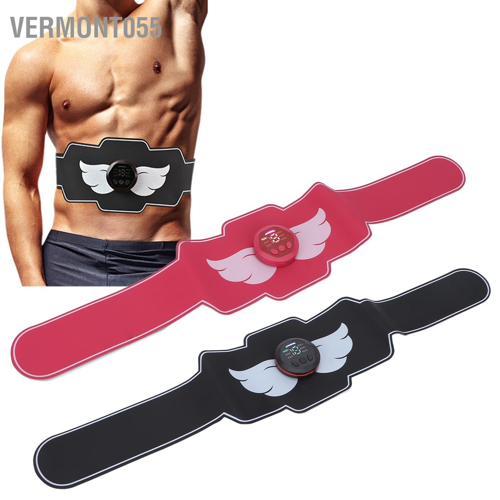 Có thể bán buôn Máy tập cơ bụng thông minh EMS Massage điện Đai săn chắc ABS tích hợp pin Lithium Vermont055 Hàng giao ngay