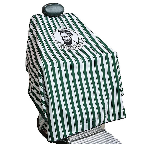 Áo Choàng Cắt Tóc Barber Hairsalon ( Màu Xanh )